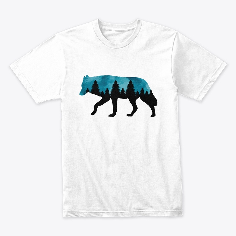 Wolf Forest Silhouette | Fenrir | Norse 