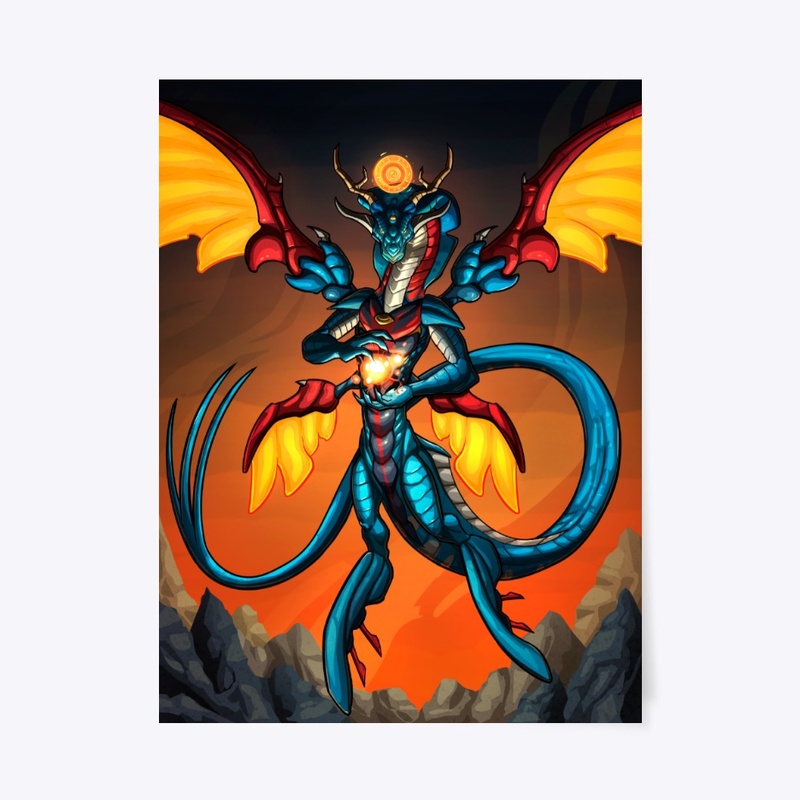 The Mystic Stranger Dragon POSTER