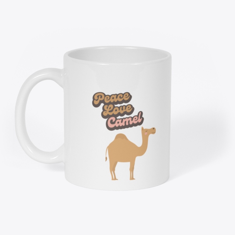 Hump day peace love camel