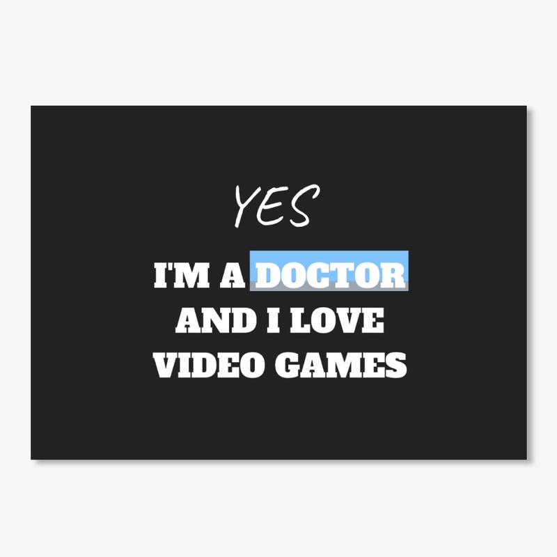 a doctor loves  video games T-shirt