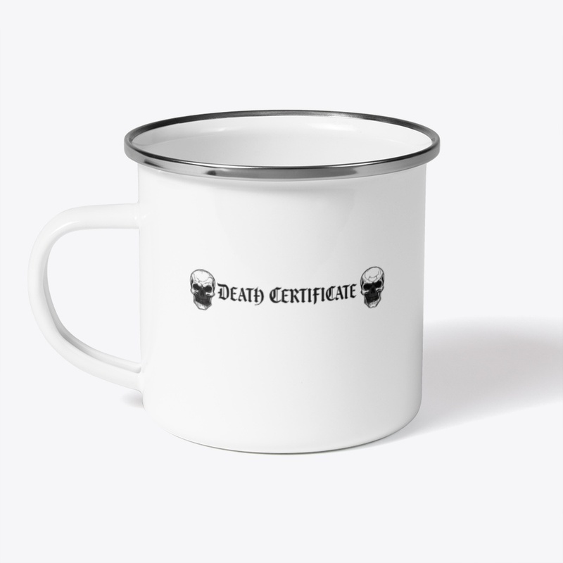Death Certificate - Camping mug
