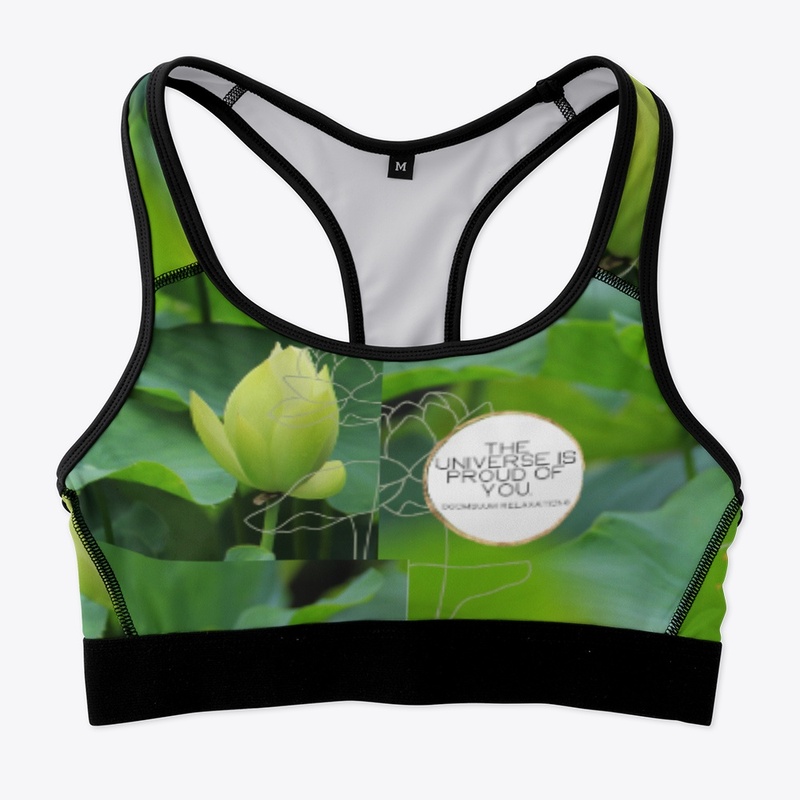 The Universe Loves You Sports Bra