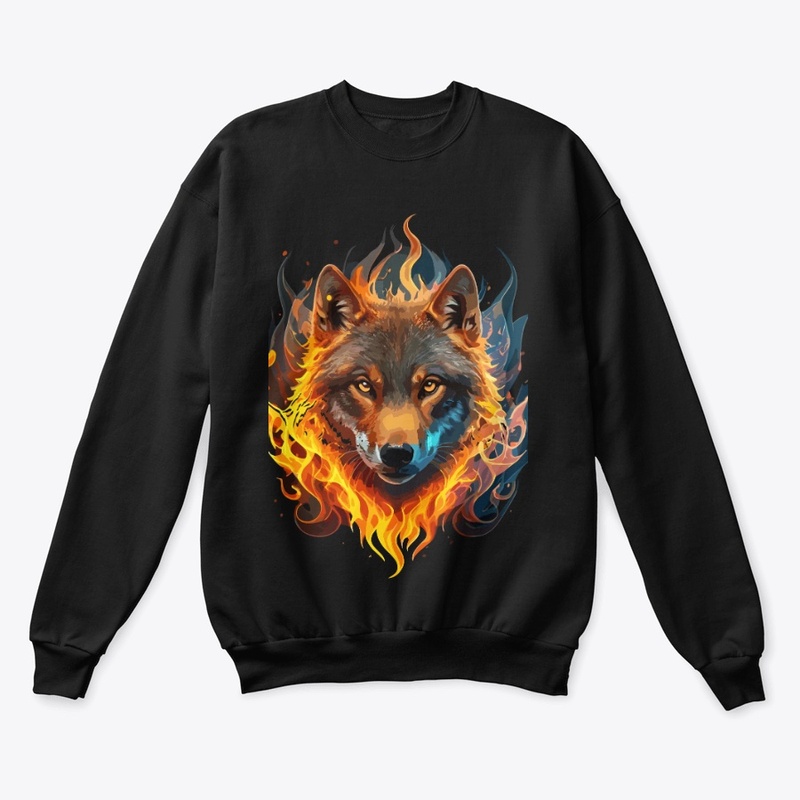 T-shirts Fire Lion