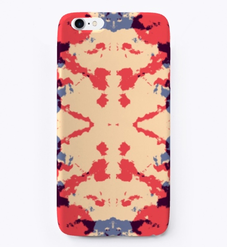Colorful Abstract Ink Blot Rorschach