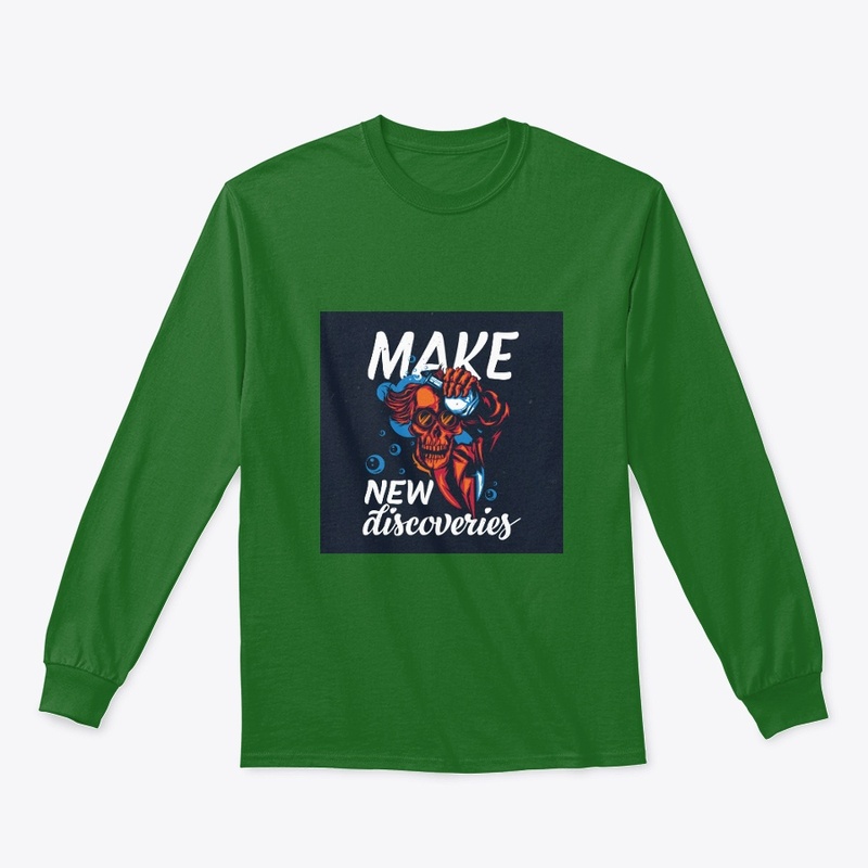 Make New Discovery Long Sleeve T-Shirt