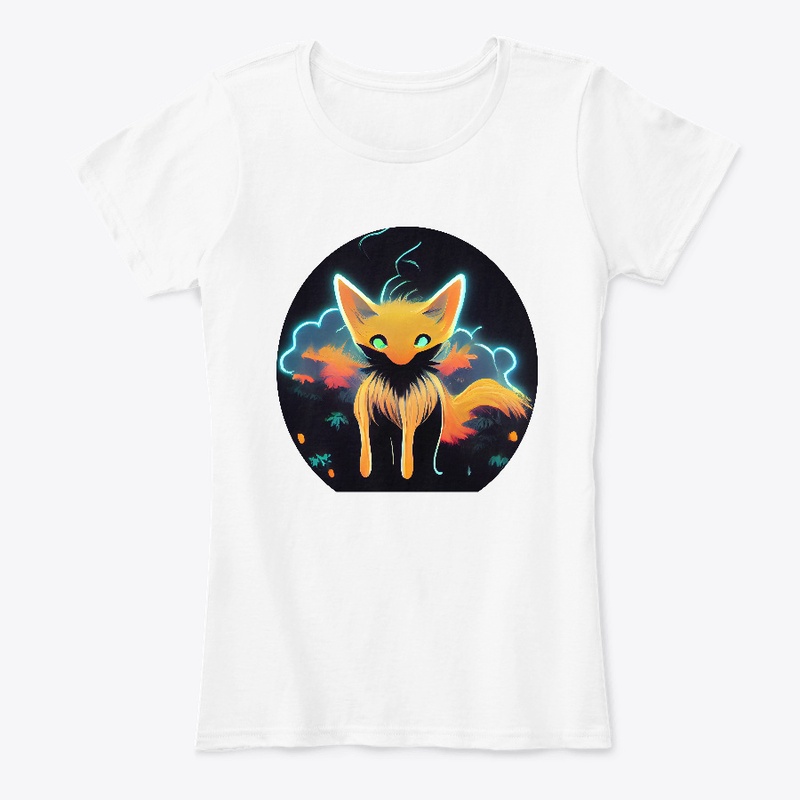 Sly Neon Fox Cat