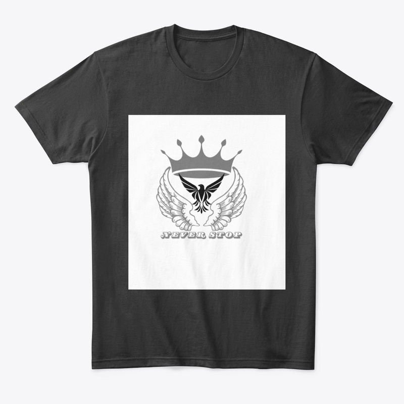 Never stop t-shirt 