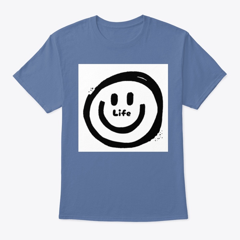Life simple logo design t-shirt 