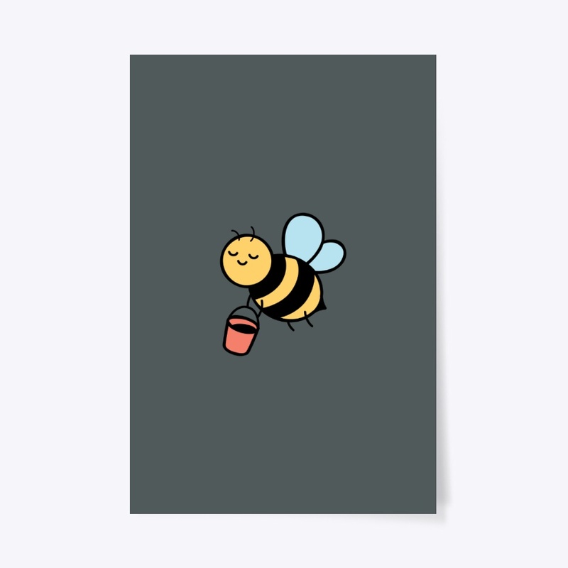 Playful Bumble Bee