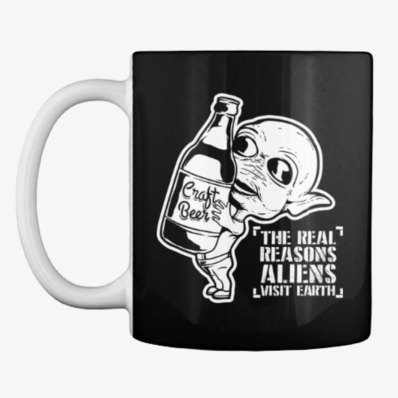 LIMITED EDITION- Aliens Visit White