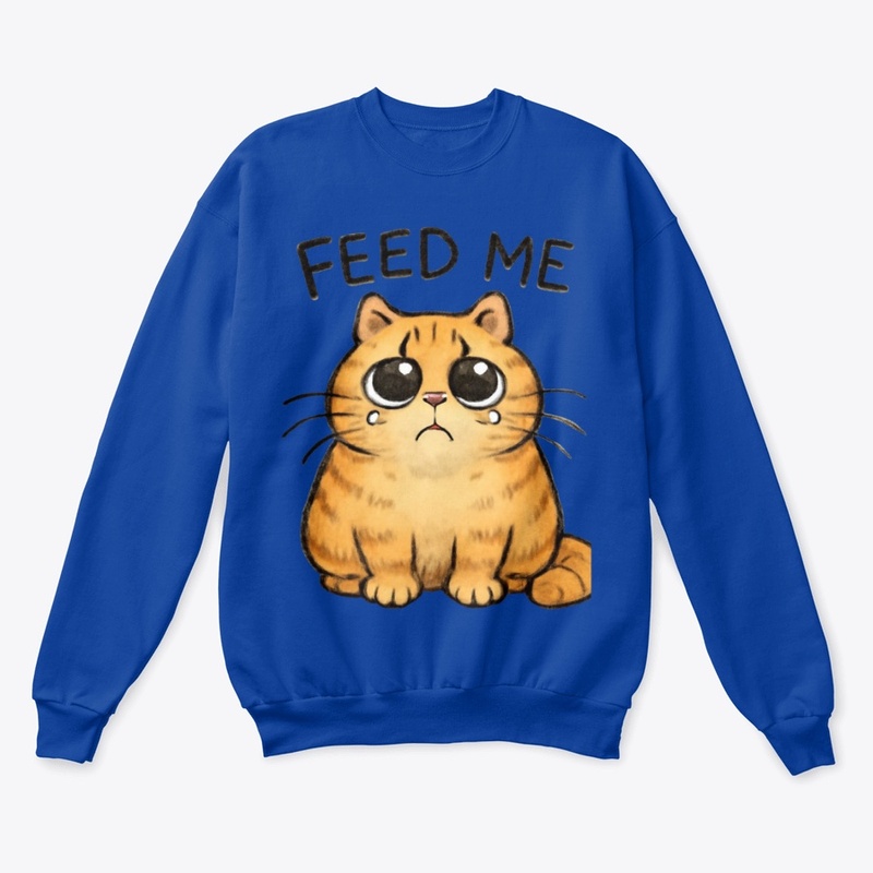 Feed Me, Hooman - Funny Hungry Cat