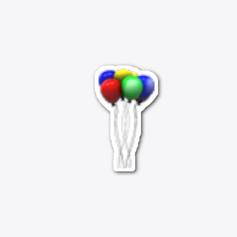 Grandpa Ham Balloon Sticker