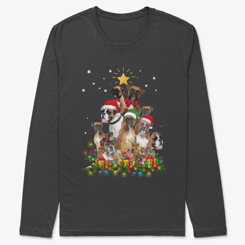 Boxer Dog Christmas T-Shirts