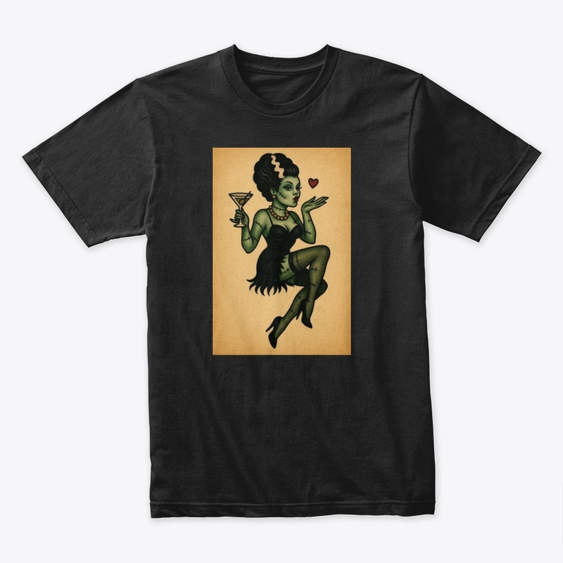 Bride Of Frankenstein Pin-up