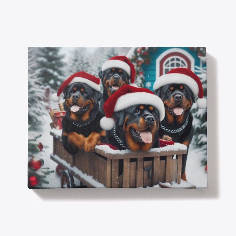 Rottweilers Christmas 