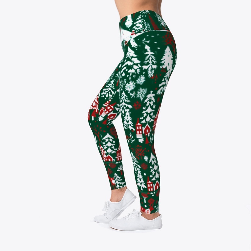 Christmas scene for Pilates workouts 