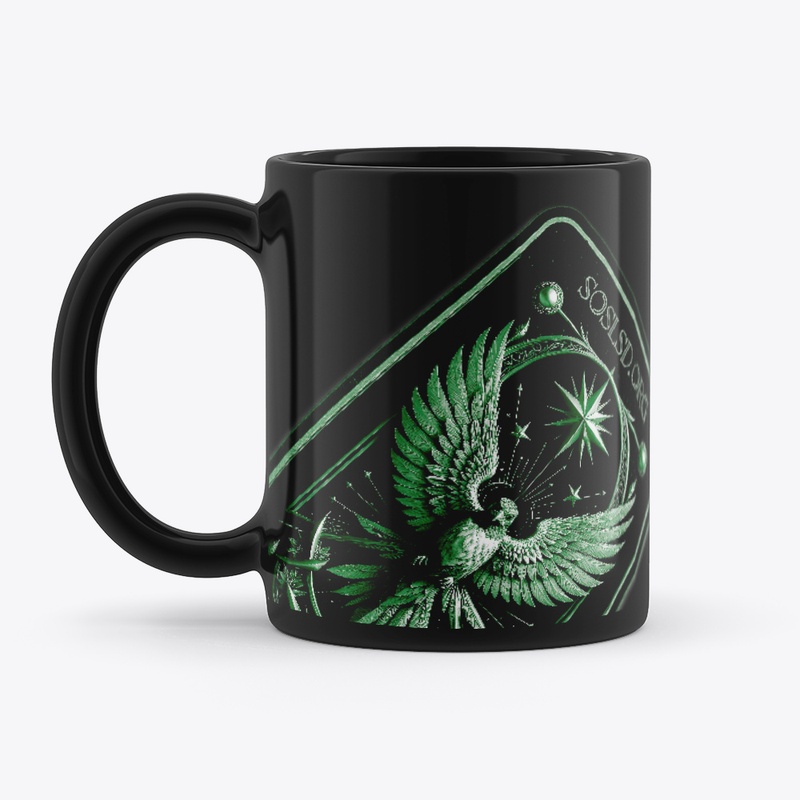 Survivor Tarot blk mug in mint