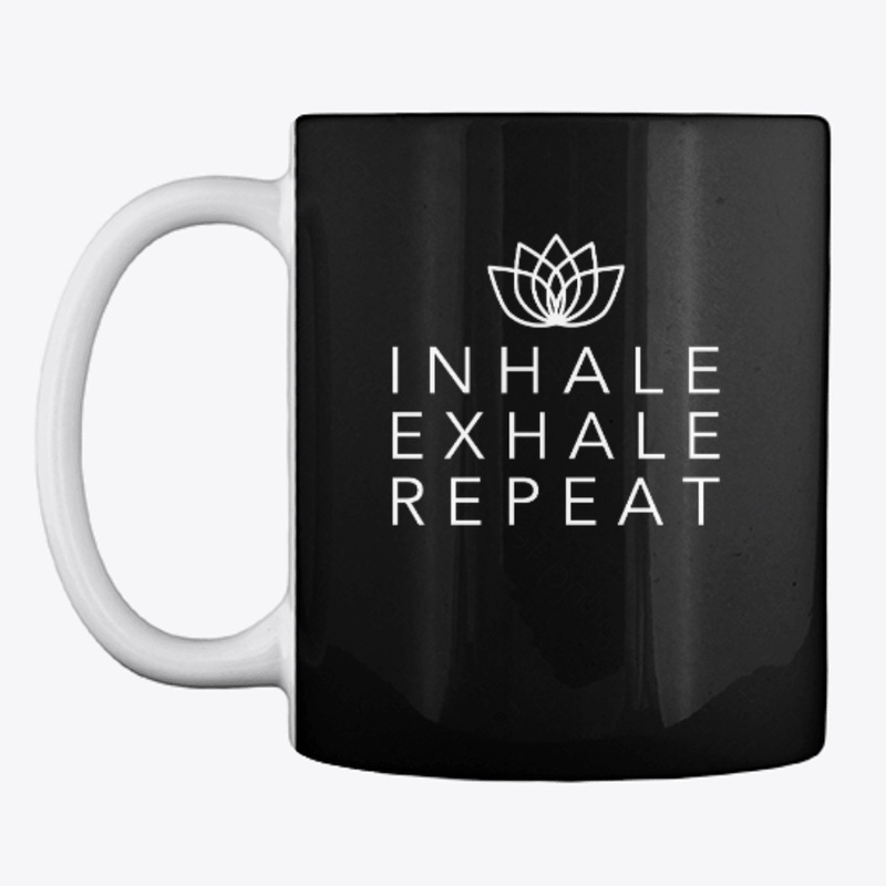 Inhale - Exhale Lotus Flower Yoga Design