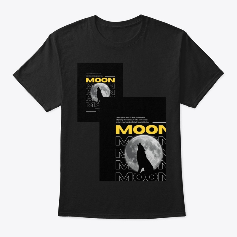 New classic fox moon tshirt 
