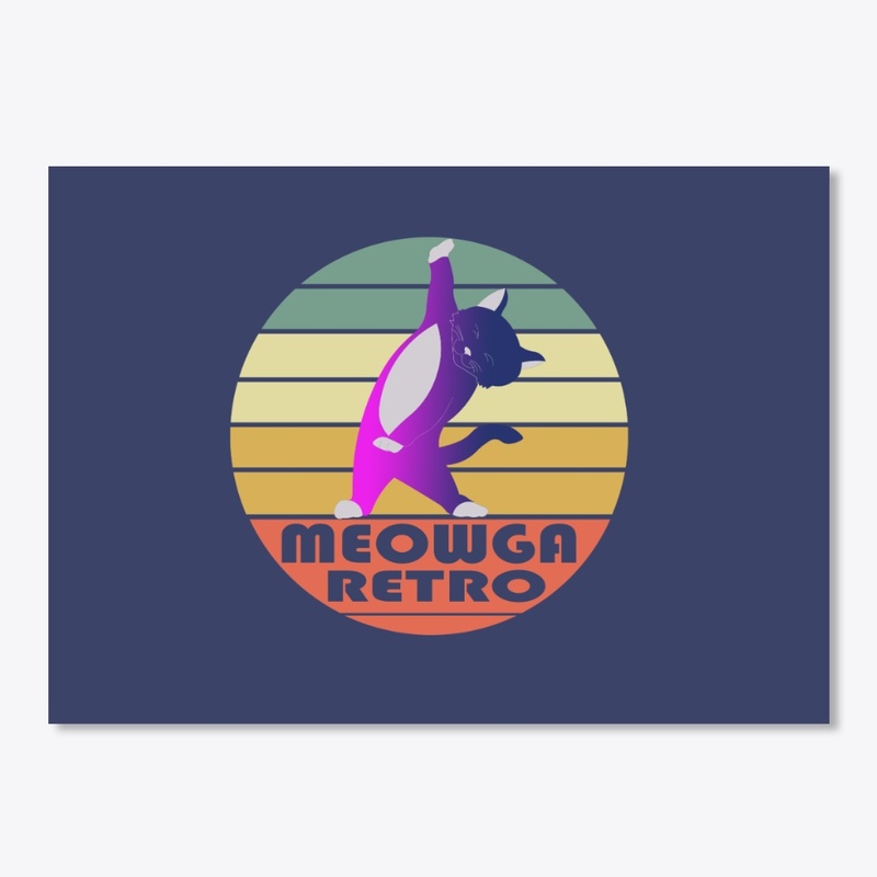 Yoga retro meowga