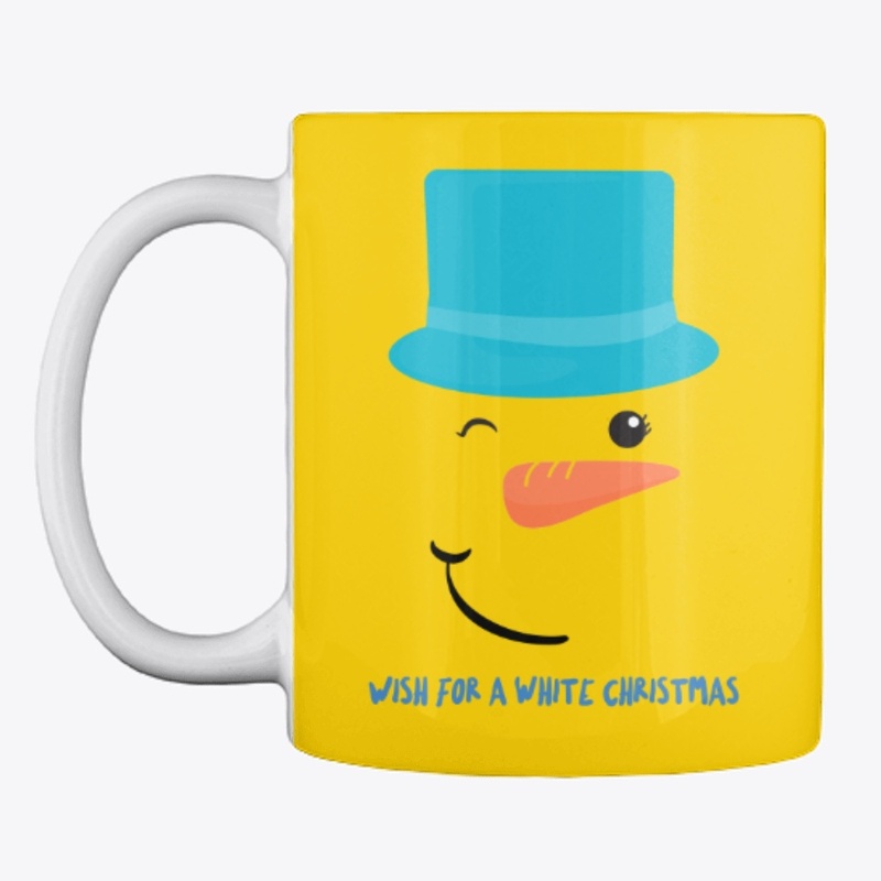 Christmas coffee mug  cute snowman