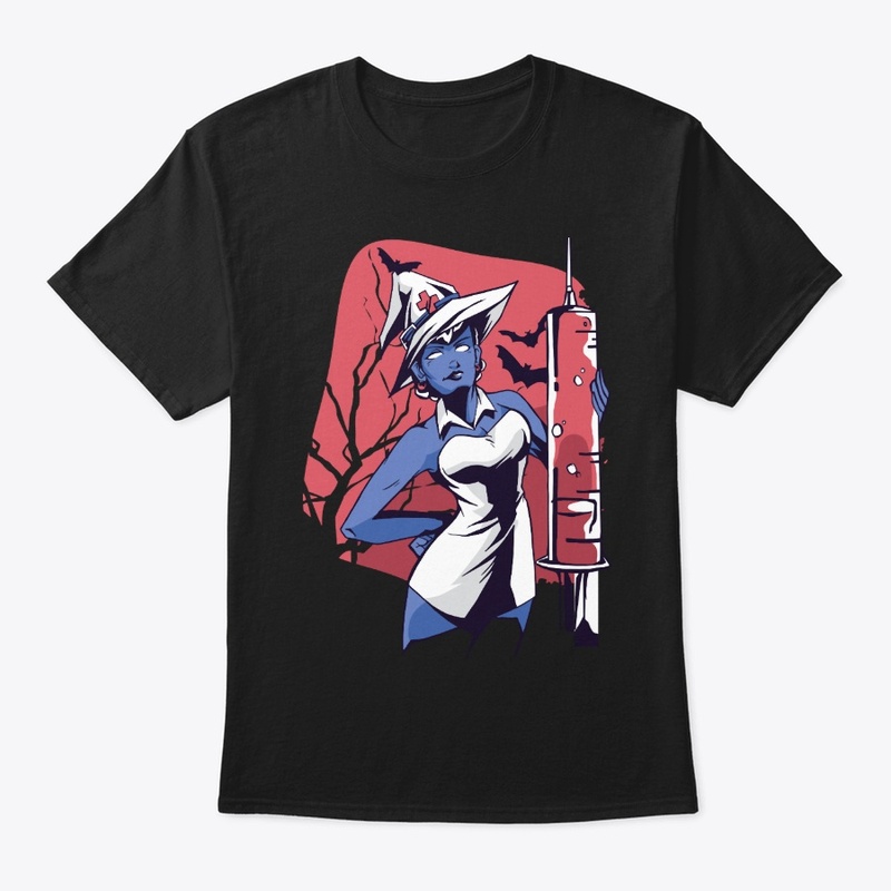 Nurse Witch Premium Scoop T-Shirt