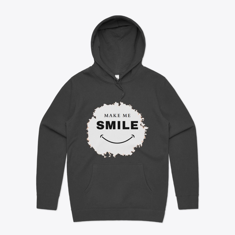 MAKE ME SMILE Men's Stencil Hoodie