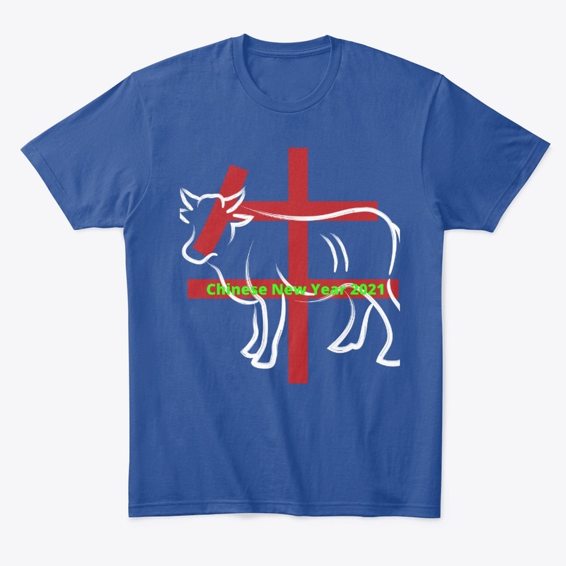 Chinese New Year Ox, 2021, Bull, Red