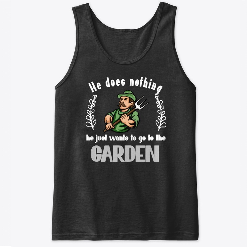 Gardener just wants to go to the garden.