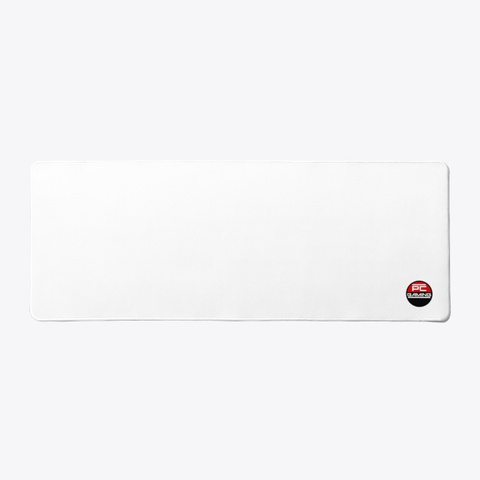 Official Pc Gaming Mouse Mat White T-Shirt Front