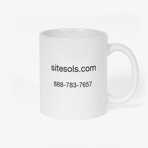 Coffee Mug White T-Shirt Back