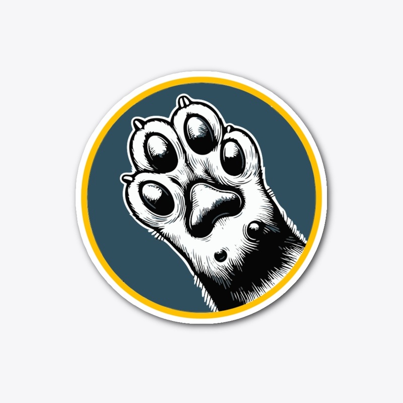 PAW OF APPROVAL STICKER