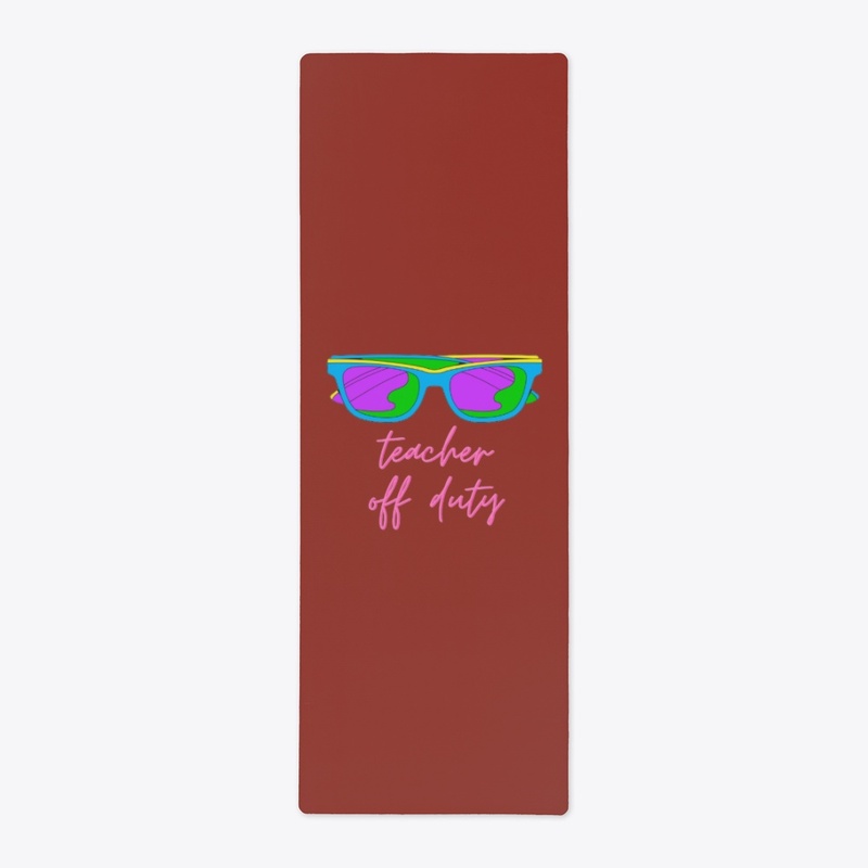 Teacher off duty cool t-shirt design