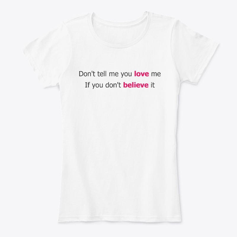 Don't tell me you love me (BRIGHT TONE)
