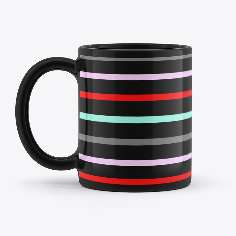 Multi Color Pattern Mug