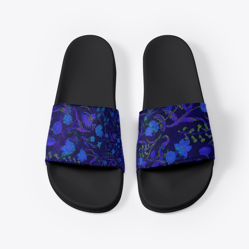 Blue Medieval Flowers