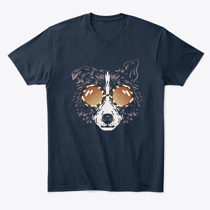 Cute Dog in Sunglasses (Colored+sg01)