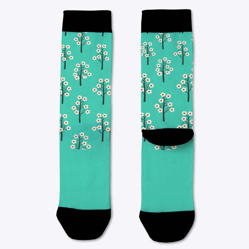 Spring Forest Flower Walk Pattern