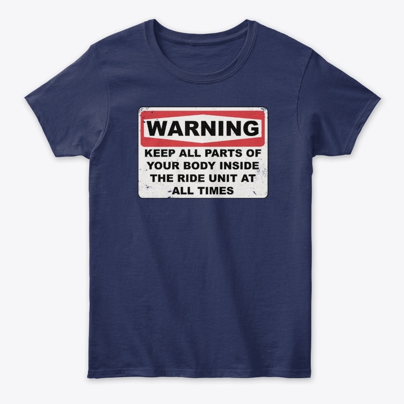 Roller Coaster Warning Sign