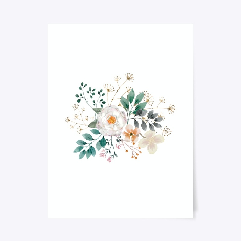 Vintage flower white daisy