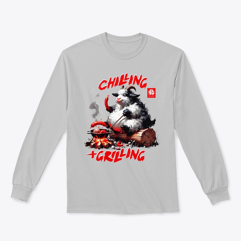 Chilling + Grilling - Milly the GOAT