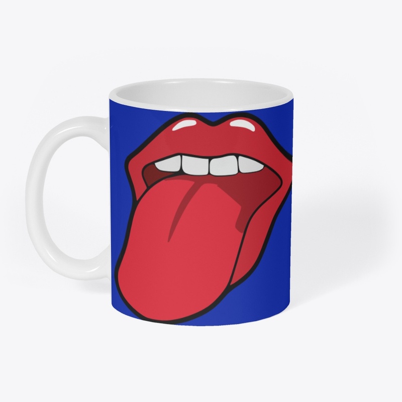 lips with tongue out