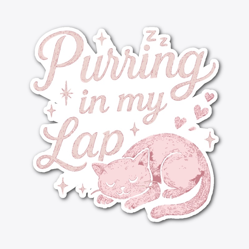 Purring in My Lap Cozy Cat Gift