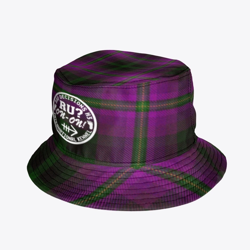 Purple & Green Plaid Hat #2