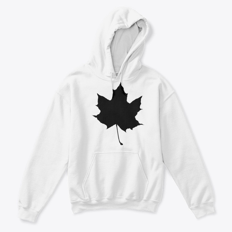Silhouette of a maple leaf