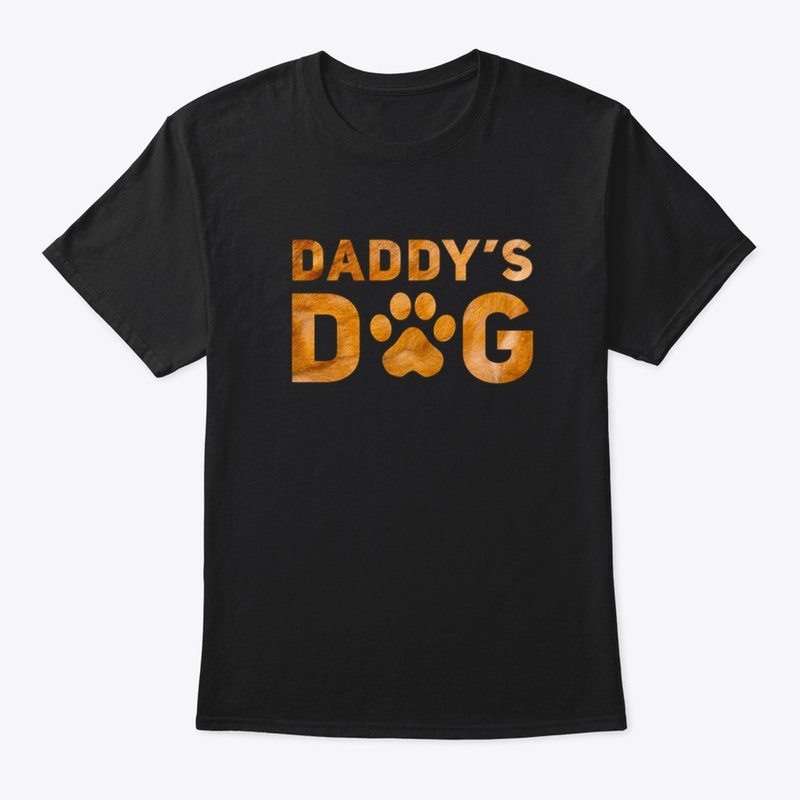 Daddys Dog fur paw design tee
