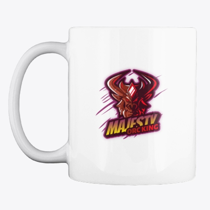 cartoon logo design: majesty orc king