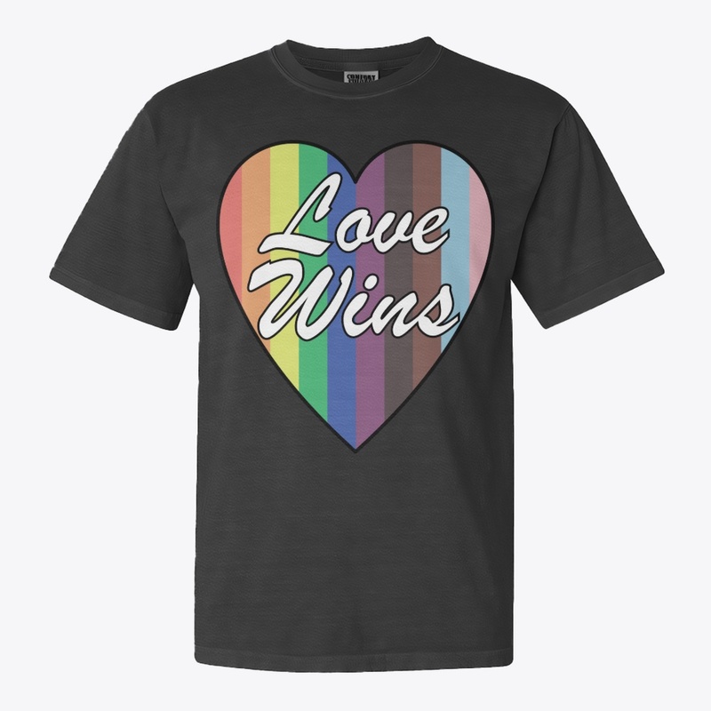 Love wins rainbow pride shirt