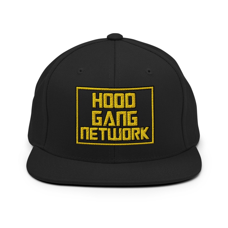 Hood Gang Network Snapback Cap