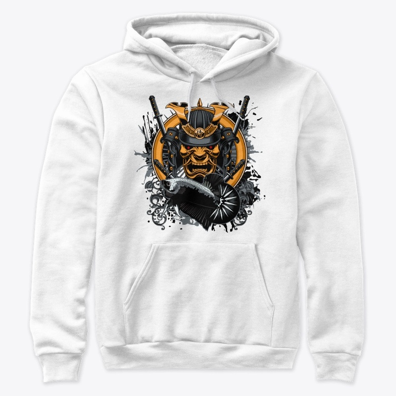 "Black Samurai Betta" Premium Hoodie
